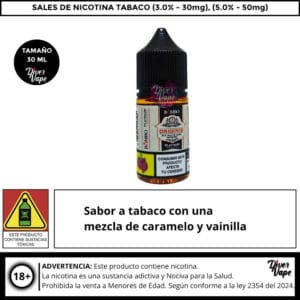 Bombo Platinum Tobaccos Originis 30mg Salts