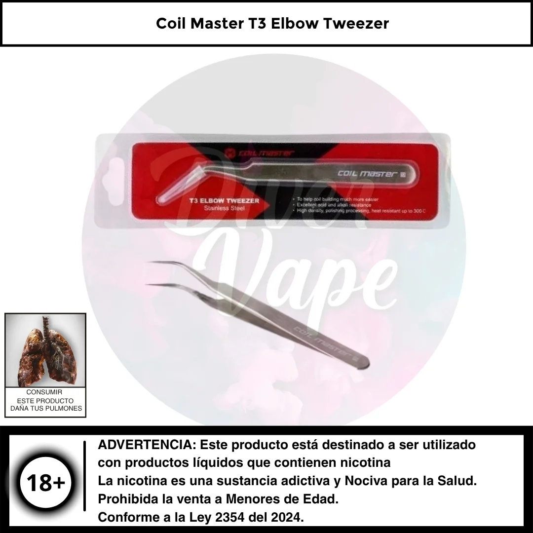 Coil Master T3 Elbow Tweezer