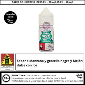 DR. Frost Apple Black Honeydew Ice Salts