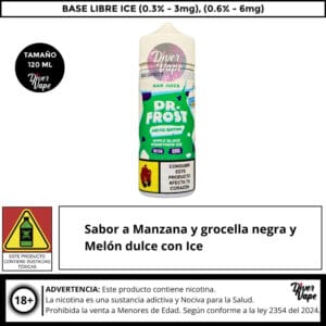 DR. Frost Apple Black Honeydew ice 120ml 6mg
