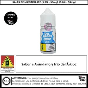 DR. Frost Artic Blue Ice Salts