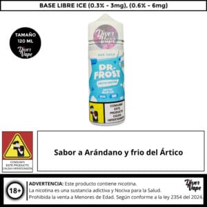 DR. Frost Artic Blue ice 120ml 3mg