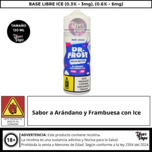 DR. Frost Blueberry Raspberry 120ml 3mg