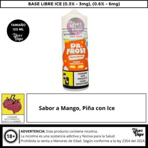 DR. Frost Mango Pineapple ice 120ml 6mg