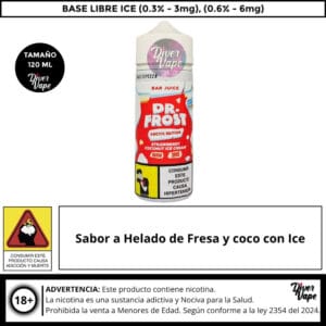 DR. Frost Strawberry coconut ice cream 3mg