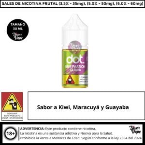 Dotmod Kiwi Passion Guava Salts
