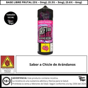 Drifter BAR Blueberry Bubblegum 120ml 3mg