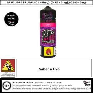 Drifter BAR Grape 120ml 3mg