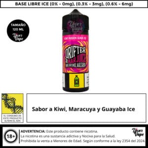 Drifter BAR Kiwi Passion Guava Ice 120ml 3mg