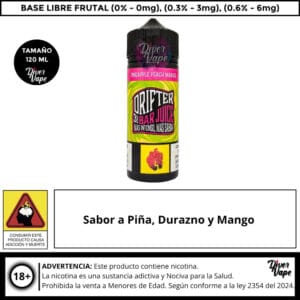Drifter BAR Pineapple Peach Mango 120ml 3mg