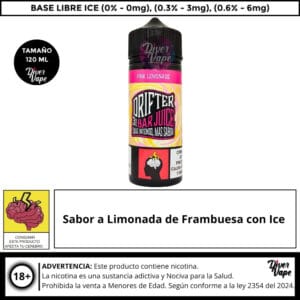 Drifter BAR Pink Lemonade Ice 120ml 3mg