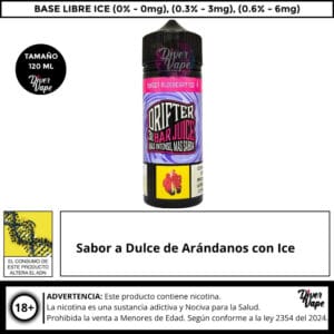 Drifter BAR Sweet Blueberry Ice 120ml 3mg