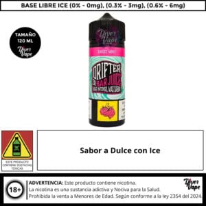 Drifter BAR Sweet Mint 120ml 3mg