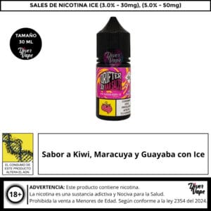 Drifter Bar Kiwi Passion Guava Ice 30mg Salts