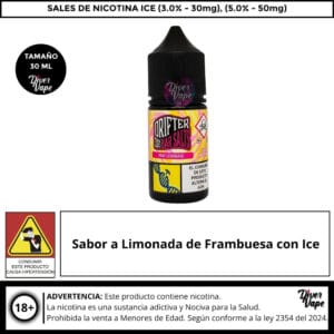 Drifter Bar Pink Lemonade Ice 30mg Salts