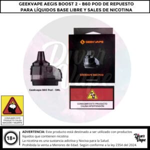 Geekvape Aegis Boost 2 (B60) Pod de Repuesto