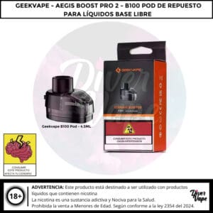 Geekvape Aegis Boost Pro 2 (B100) Pod de repuesto