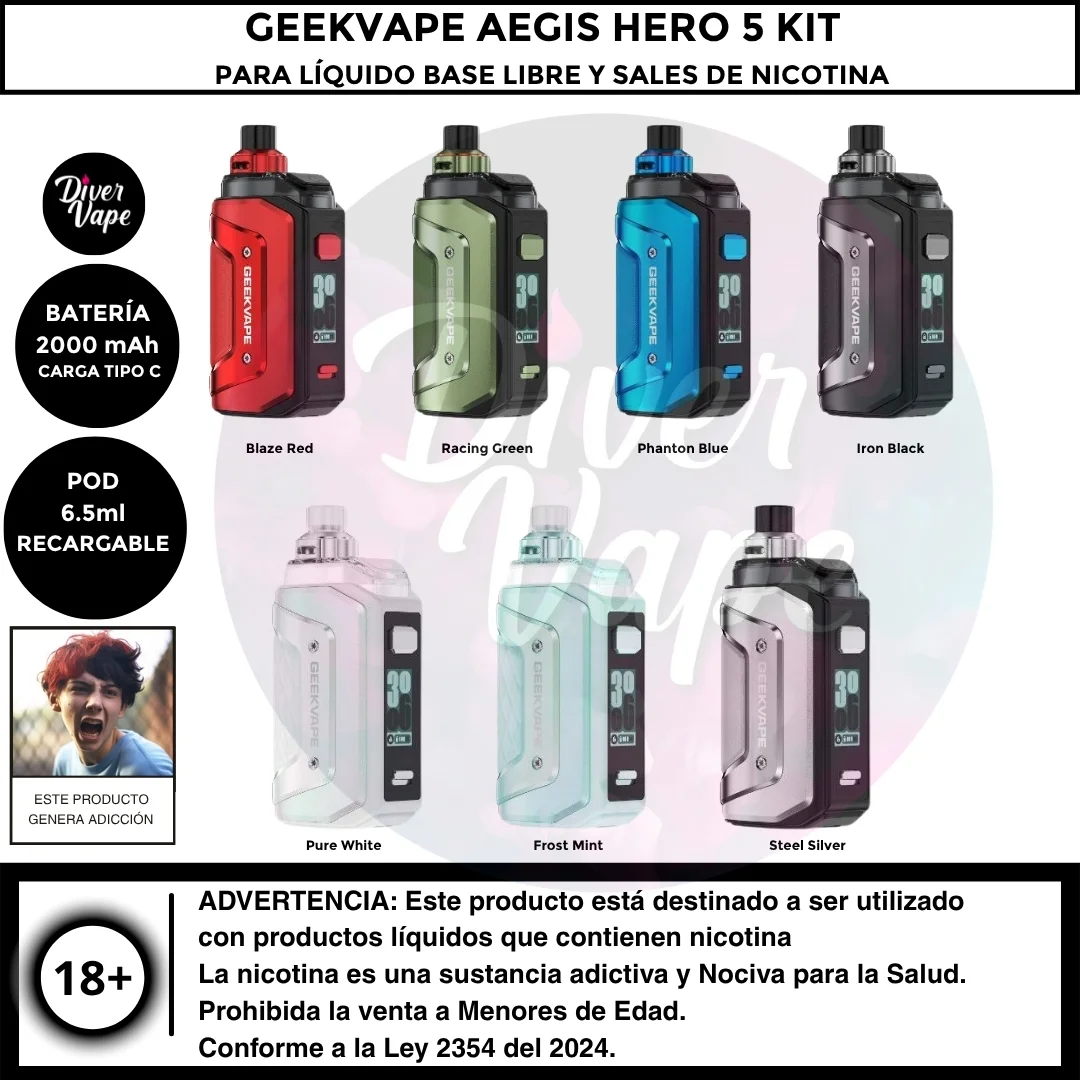 Geekvape Aegis Hero 5 Kit pod