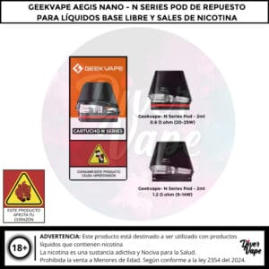 Geekvape Aegis Nano - N Series Pod de Repuesto