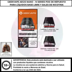 Aegis Nano N Series Pod de Repuesto