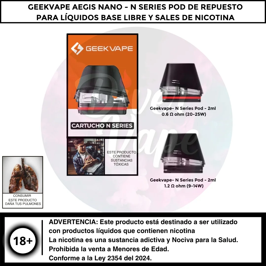 Aegis Nano N Series Pod de Repuesto