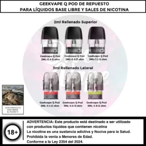 Geekvape Q Pod de Repuesto