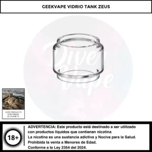 Geekvape Vidrio Tanque Zeus