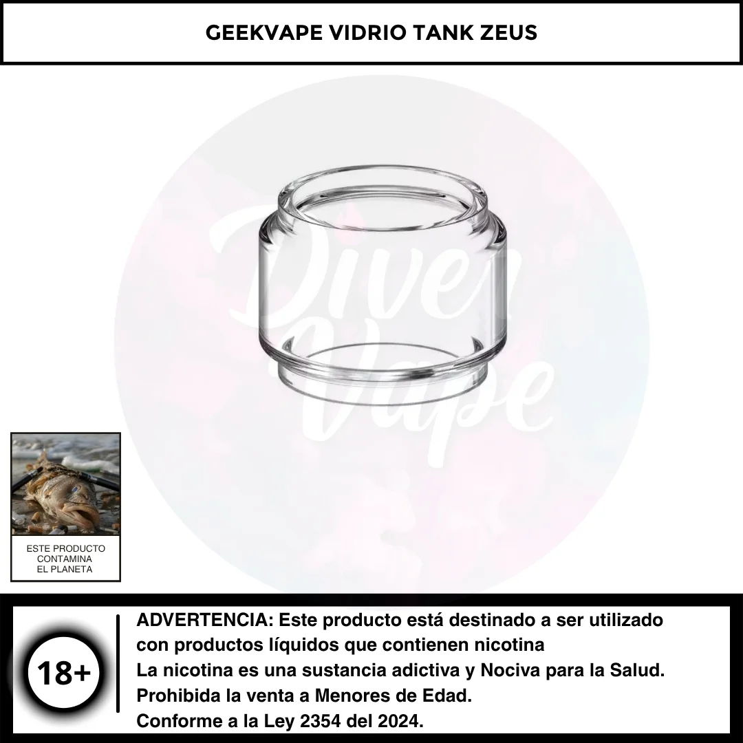 Geekvape Vidrio Tanque Zeus