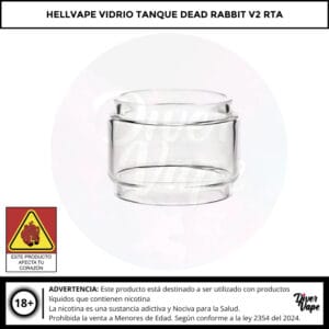 HellVape Vidrio Tanque Dead Rabbit V2 RTA
