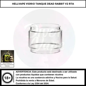 HellVape Vidrio Tanque Dead Rabbit V2 RTA
