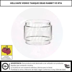 HellVape Vidrio Tanque Dead Rabbit V3 RTA