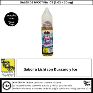 Hi Drip Nectarine Lychee Ice Salts
