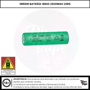 IMREM Bateia 18650 2500mAh 25RS