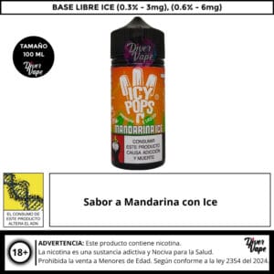 Icy Pops Mandarina Ice 100ml