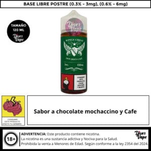Kings Crest Don Juan Café 120ml 3mg