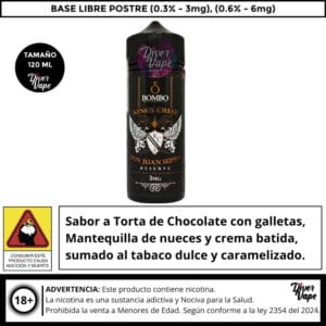 Kings Crest Don Juan Supra Reserve Bombo 120ml 3mg