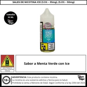 Kings Crest Fruits Spearmint Ice Salts