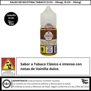 Kings Crest Tabaco DRY 35mg Salts