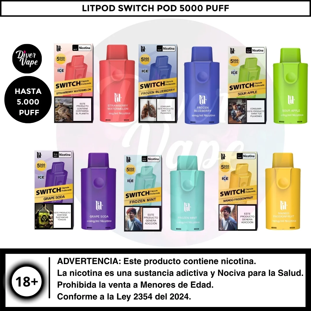 Litpod Switch Pod 5000 Puffs