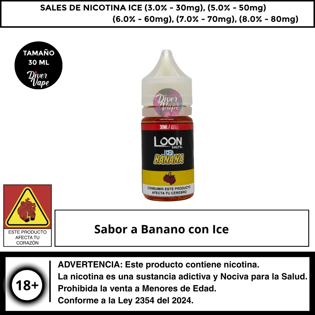 Loon Banana Ice Salts
