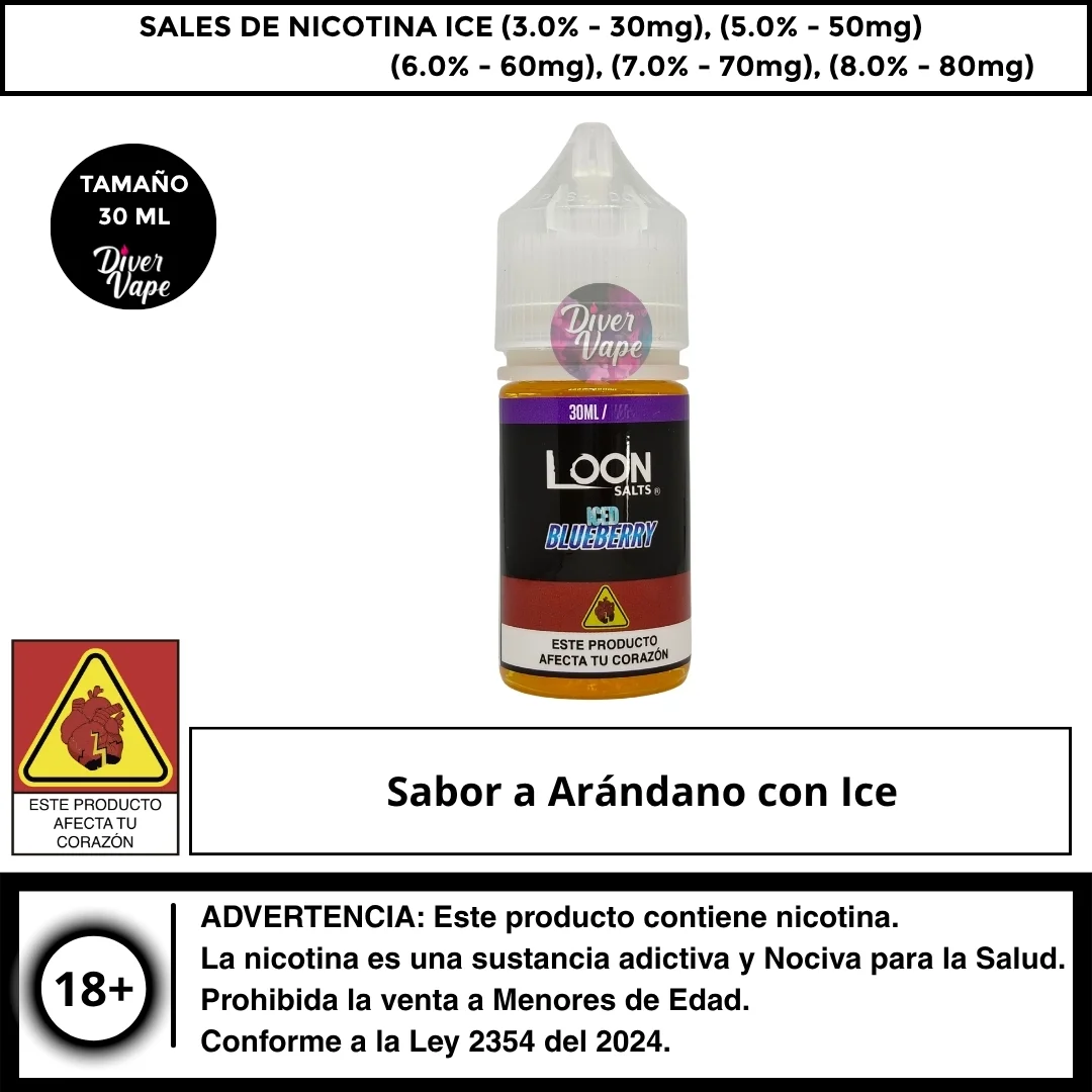 Loon Blueberry ice Salts