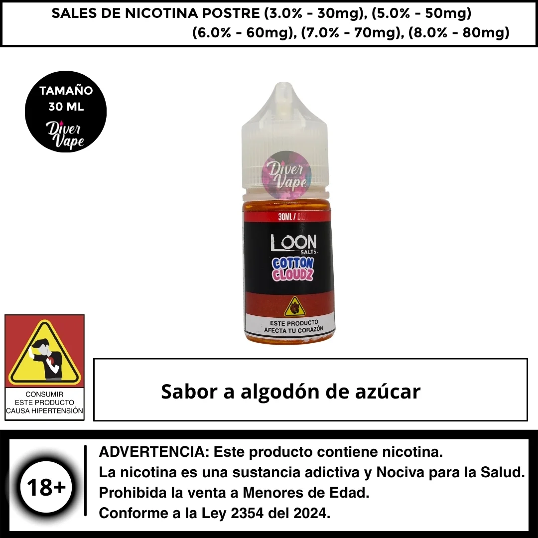 Loon Cotton Cloudz Salts