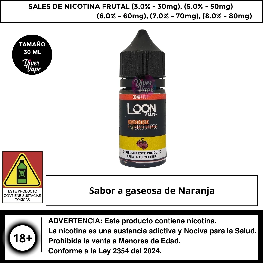 Loon Orange Lightning Salts