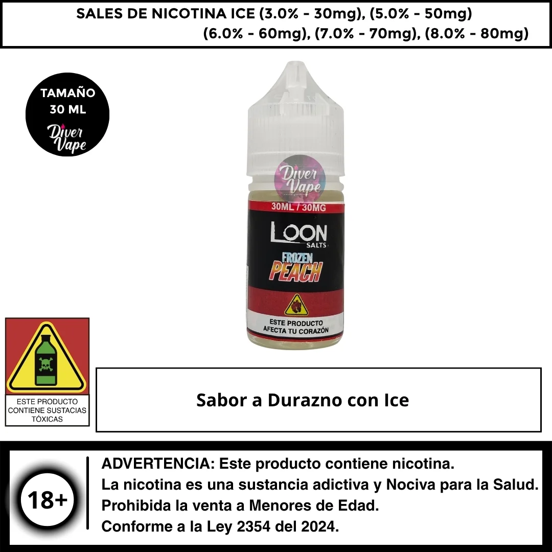 Loon Peach Frozen Salts