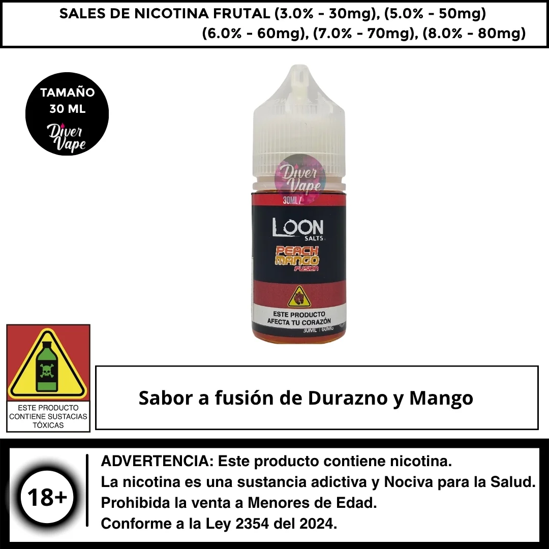 Loon Peach Mango Fusion Salts