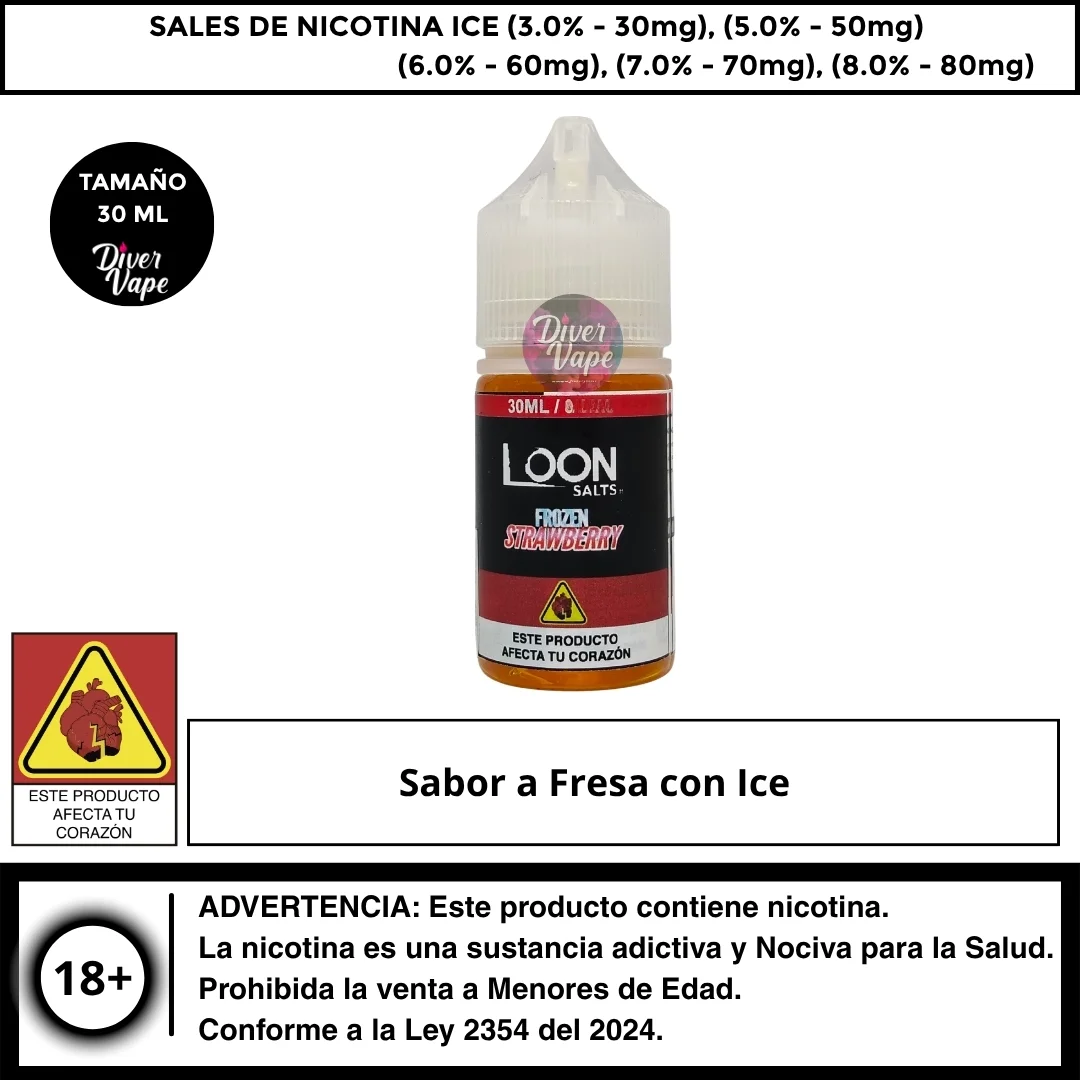 Loon Strawberry Ice Salts