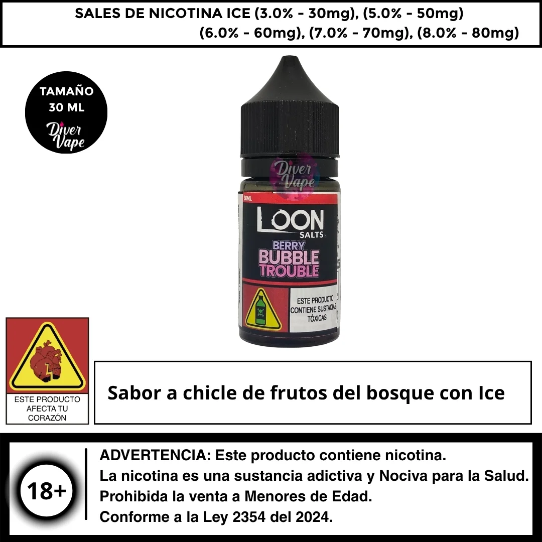 Loon berry Bubble trouble Salts