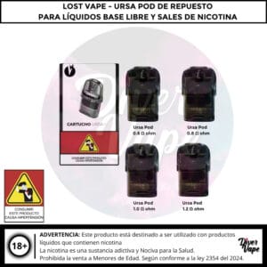 Lost Vape Ursa Pod de Repuesto