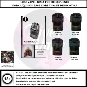 Lost Vape Ursa Pod de Repuesto