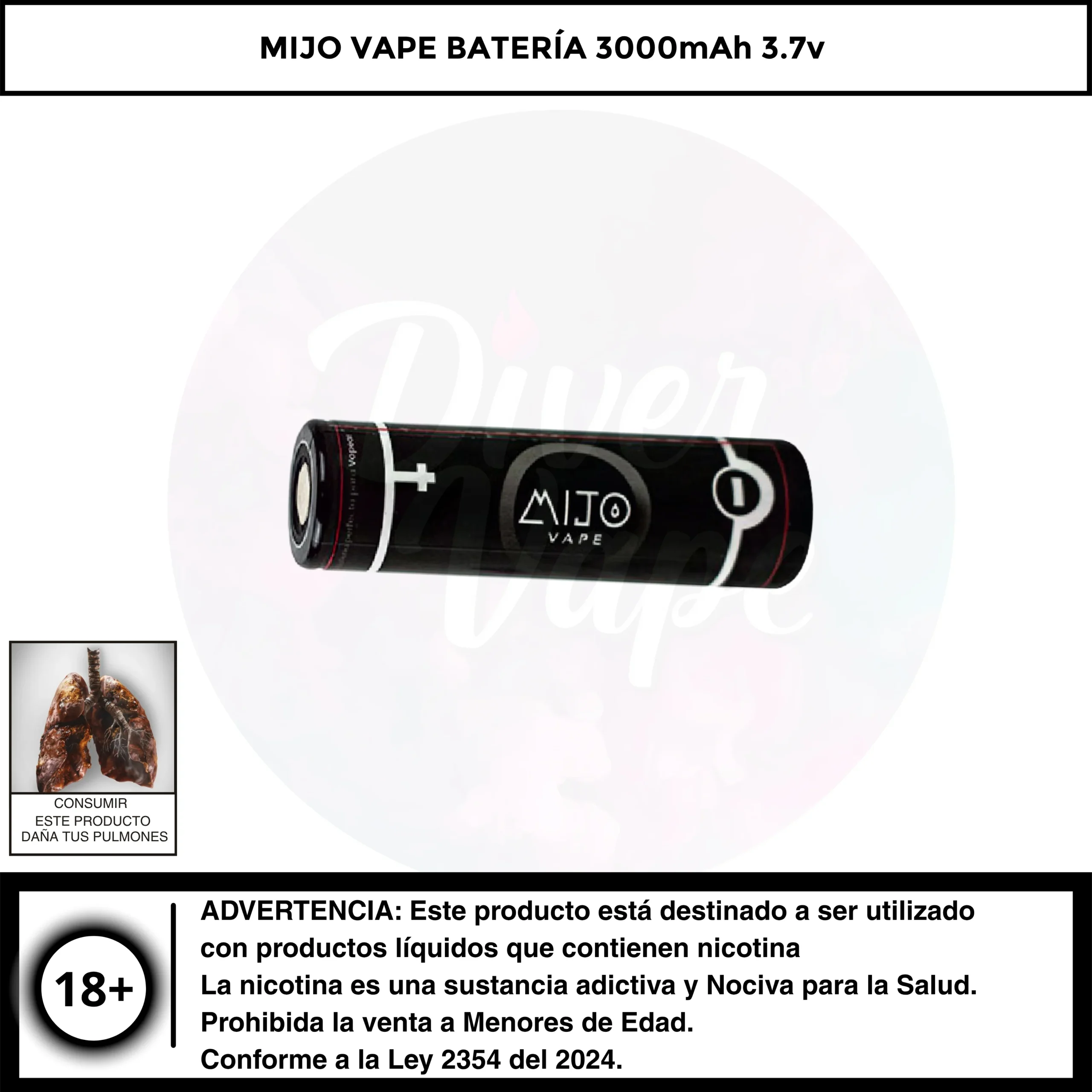 Mijo Vape Batería 3000 mAh